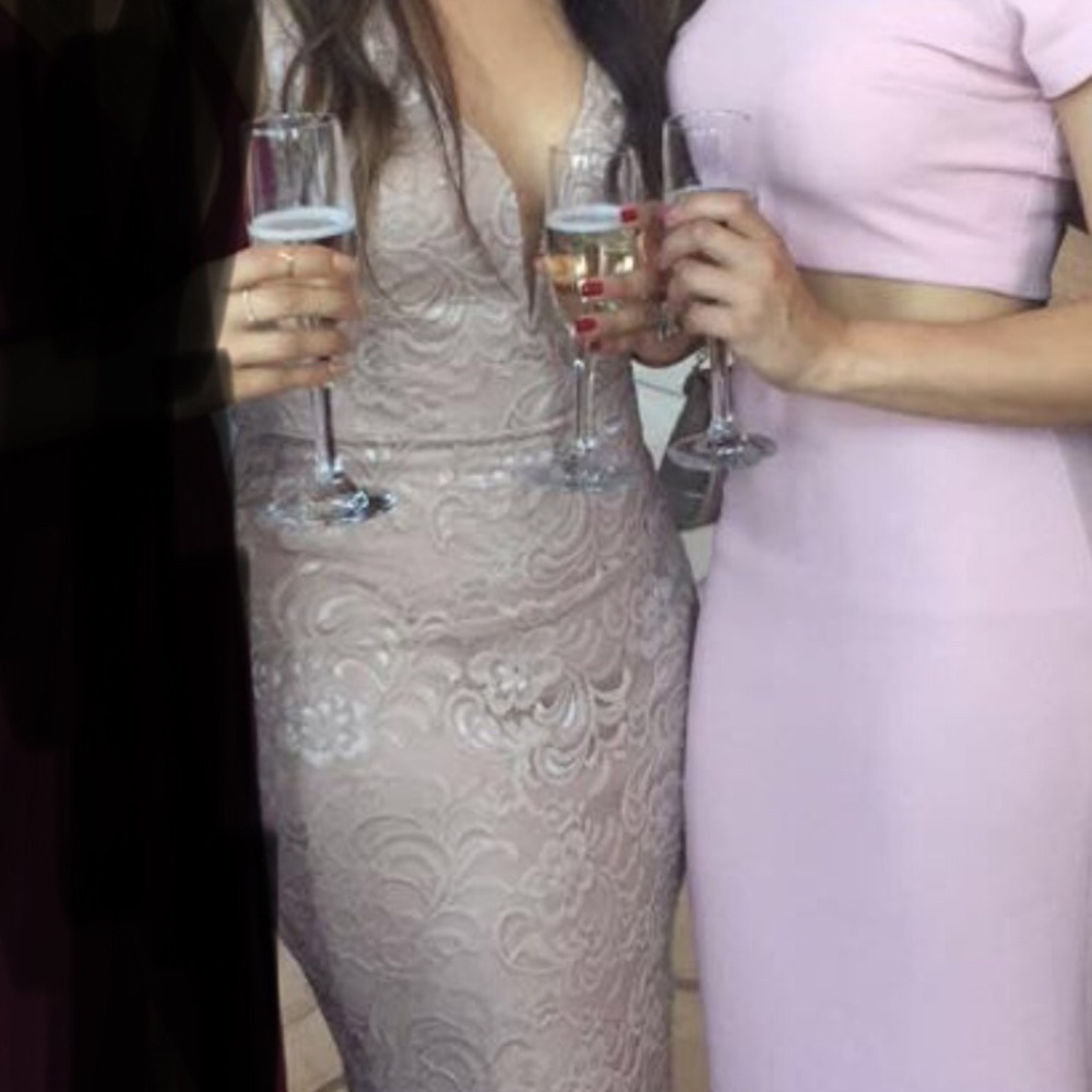 Lace long dress